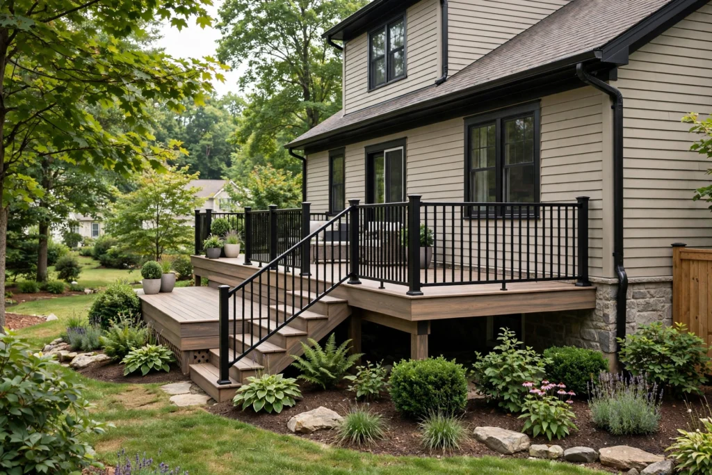 Residential deck image for about allentown deck builder