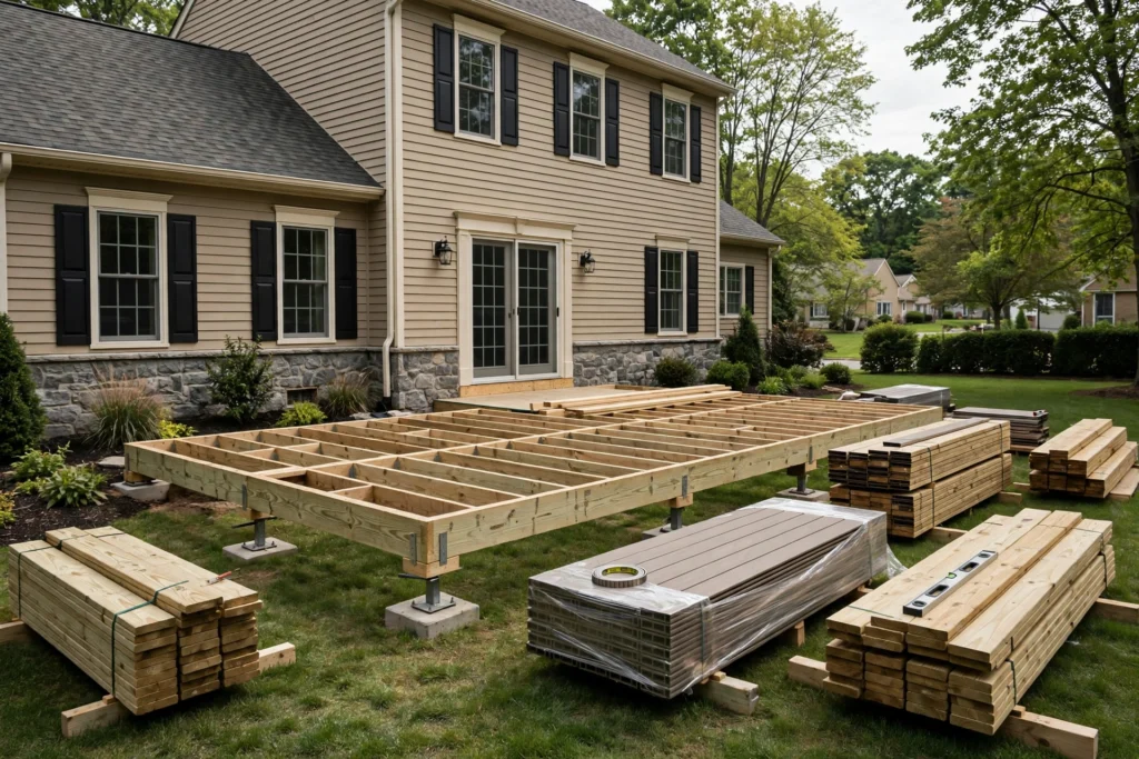 Illustrative image for what to expect during a deck project