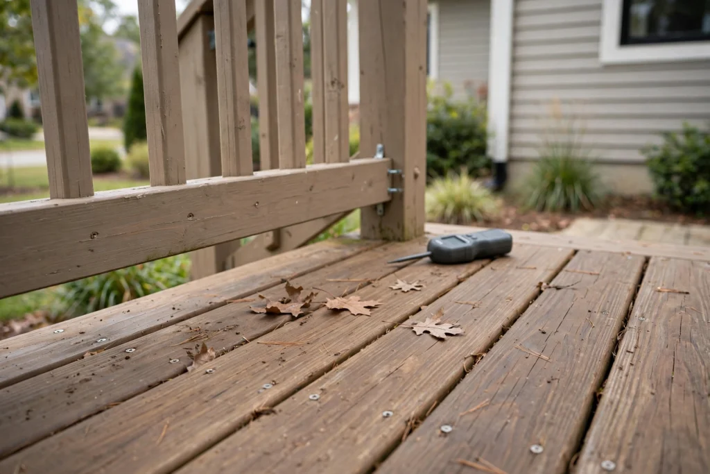 Deck Repair and Maintenance: residential deck design and construction example