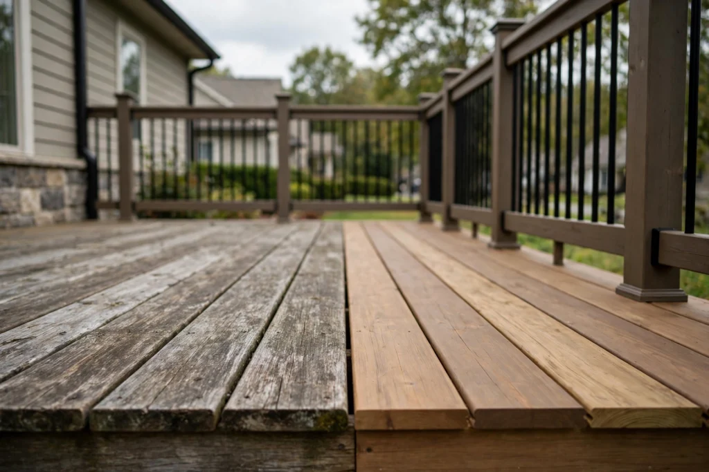 Illustrative image for should you repair or replace your deck?