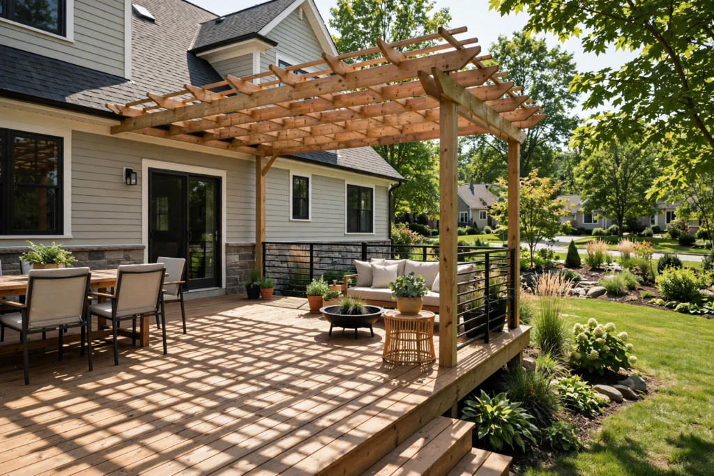 Illustrative image for is a pergola right for your deck?